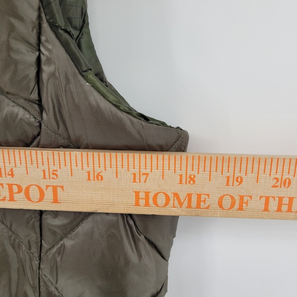 Gerry Womens Small Quilted Duck Down Vest Hooded‎ Reversible - Picture 7 of 10